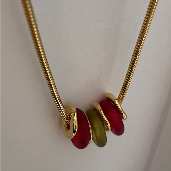 Chic Gold Necklace 17” - Picture 1 of 8